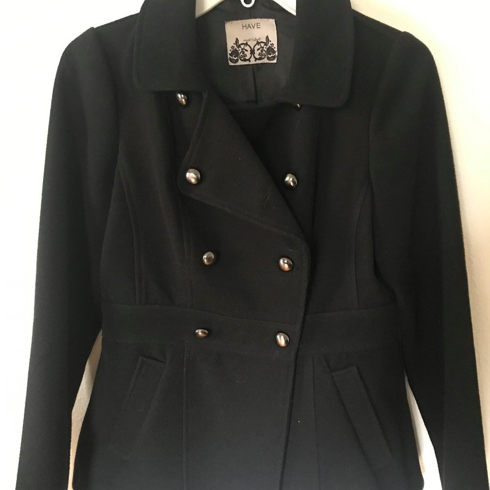 Black Pea Coat